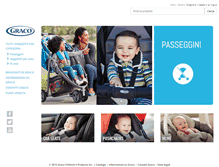 Tablet Screenshot of gracobaby.it